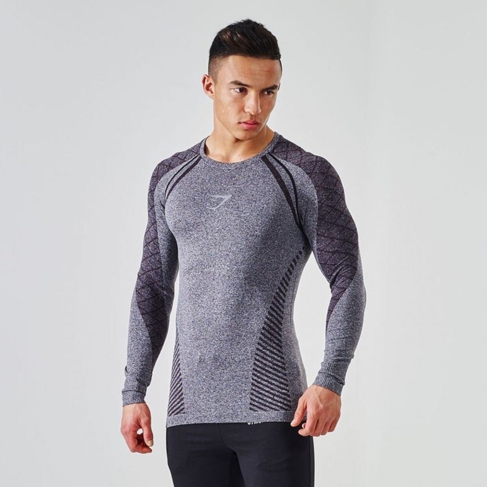 Gymshark deviant seamless long sleeve shirt small